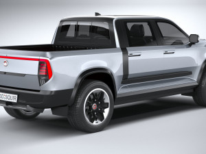 Generic Pickup v1 2023 3D Модель