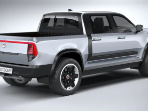 Generic Pickup v1 2023 3D Model