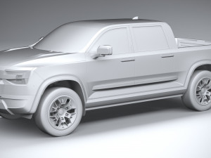 Generic Pickup v1 2023 3D Модель