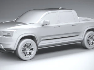 Generic Pickup v1 2023 3D Model