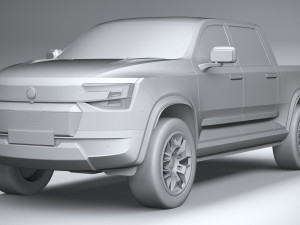 Generic Pickup v1 2023 3D Модель