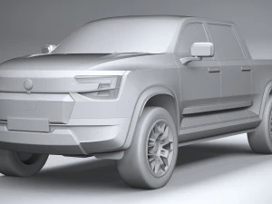 Generic Pickup v1 2023 3D Model