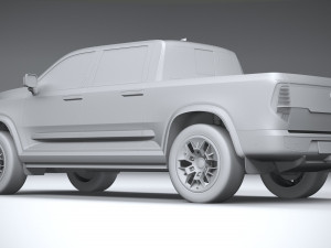 Generic Pickup v1 2023 3D Модель