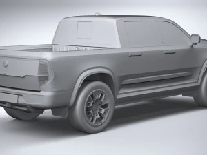 Generic Pickup v1 2023 3D Model