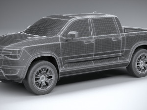 Generic Pickup v1 2023 3D Модель