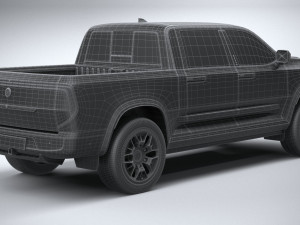 Generic Pickup v1 2023 3D Модель