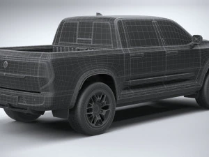 Generic Pickup v1 2023 3D Model