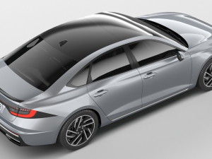 Generic Sedan v1 2022 LowPoly Modello 3D