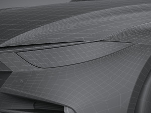 Generic Sedan v1 2022 LowPoly Modello 3D
