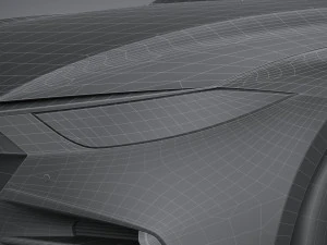 Generic Sedan v1 2022 LowPoly 3D Model