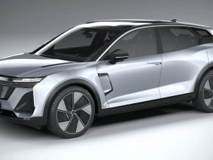 SUV gen&eacute;rico v1 2023 LowPoly Modelo 3D