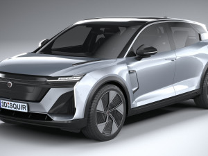 Generic SUV v1 2023 LowPoly 3D Model