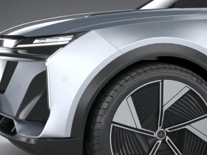 Generic SUV v1 2023 LowPoly 3D Model
