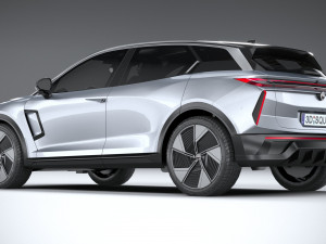 Generic SUV v1 2023 LowPoly 3D Model