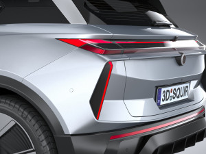 Generic SUV v1 2023 LowPoly 3D Model