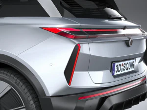 Generic SUV v1 2023 LowPoly 3D Model