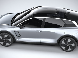 Generic SUV v1 2023 LowPoly 3D Model