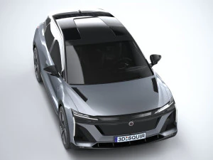 Generic SUV v1 2023 LowPoly 3D Model