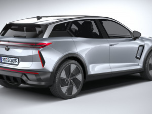 Generic SUV v1 2023 LowPoly 3D Model