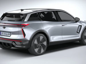 Generic SUV v1 2023 LowPoly 3D Model