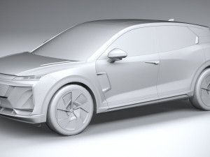 Generic SUV v1 2023 LowPoly 3D Model