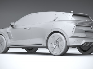 Generic SUV v1 2023 LowPoly 3D Model