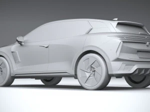 Generic SUV v1 2023 LowPoly 3D Model