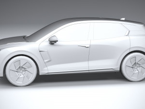 Generic SUV v1 2023 LowPoly 3D Model