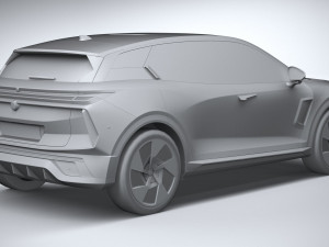 Generic SUV v1 2023 LowPoly 3D Model