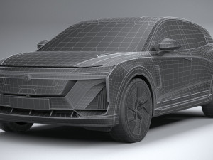 Generic SUV v1 2023 LowPoly 3D Model