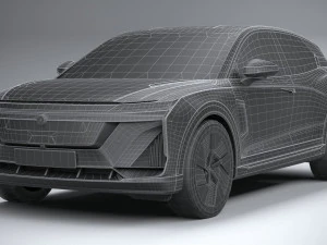 Generic SUV v1 2023 LowPoly 3D Model