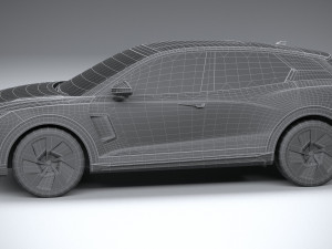 Generic SUV v1 2023 LowPoly 3D Model