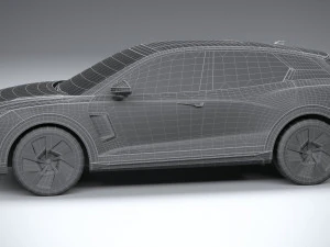 Generic SUV v1 2023 LowPoly 3D Model