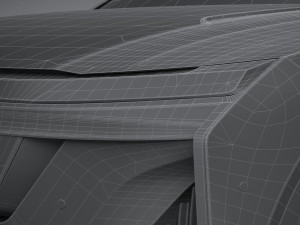 Generic SUV v1 2023 LowPoly 3D Model