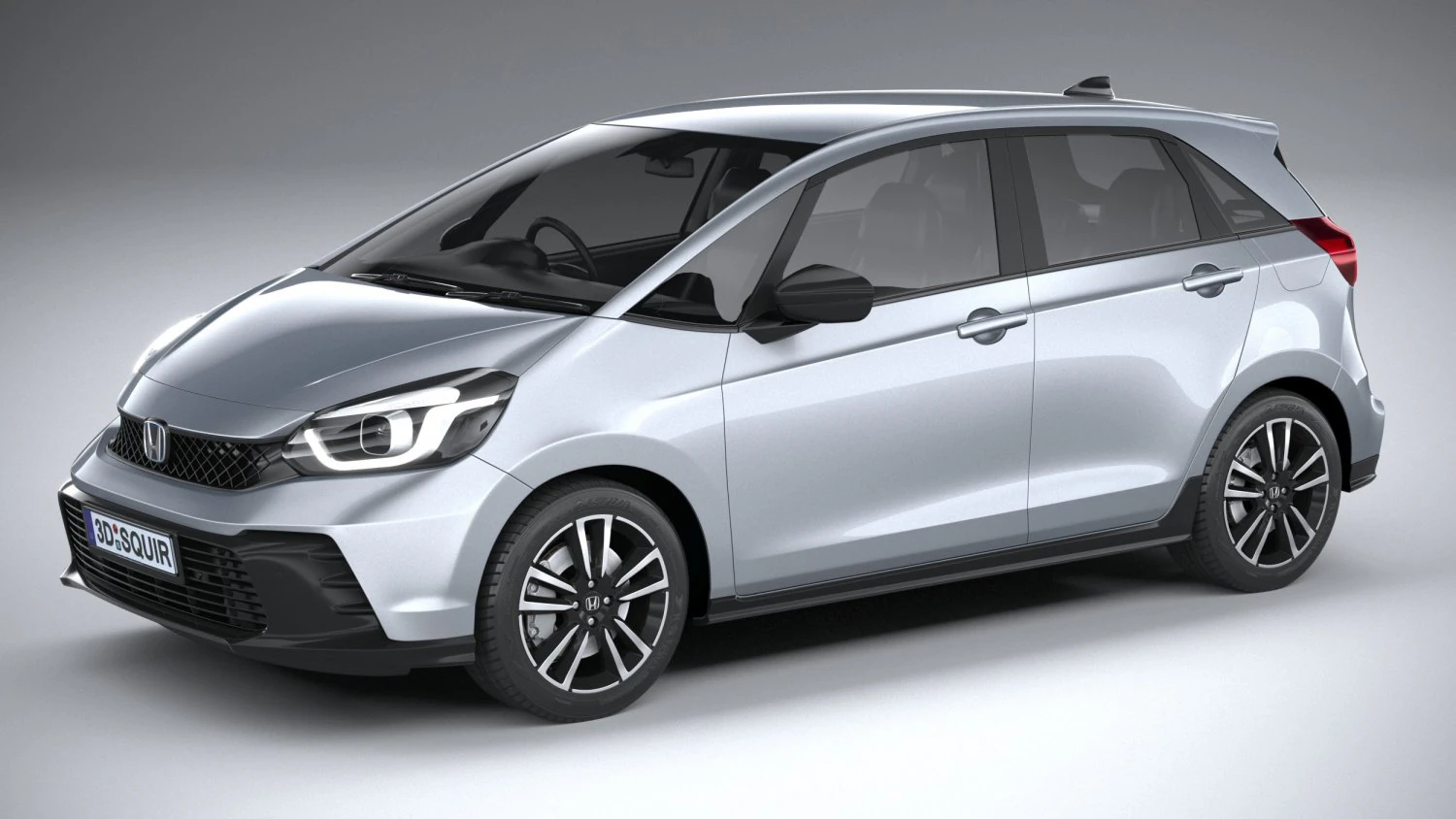 Honda Jazz 2023 3D Model .c4d .max .obj .3ds .fbx .stl .blend 