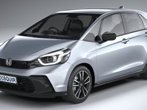 Honda Jazz 2023 Model 3D