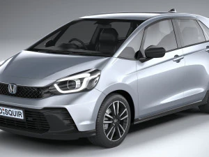 Honda Jazz 2023 3D Model
