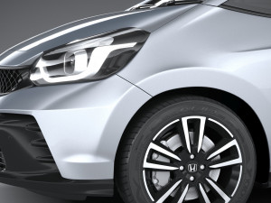 Honda Jazz 2023 Model 3D