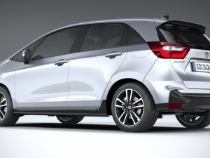 Honda Jazz 2023 Model 3D