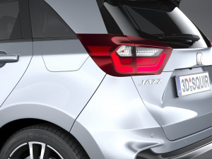 Honda Jazz 2023 Model 3D