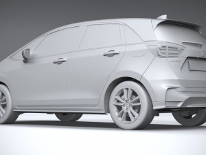 Honda Jazz 2023 Model 3D