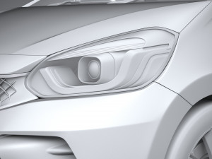 Honda Jazz 2023 Model 3D