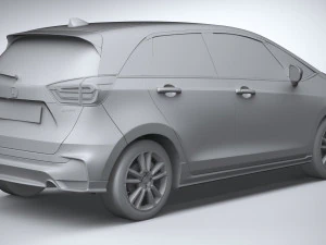 Honda Jazz 2023 3D Model