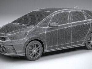 Honda Jazz 2023 Model 3D
