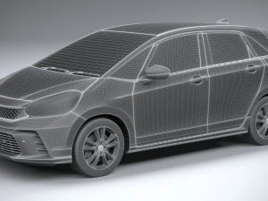 Honda Jazz 2023 3D Model