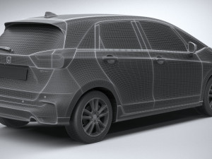 Honda Jazz 2023 Model 3D