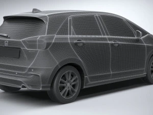 Honda Jazz 2023 3D Model