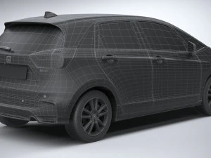 Honda Jazz 2023 3D Model