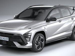 Hyundai Kona N Line 2024 3D Модель