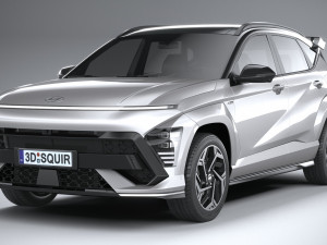 Hyundai Kona N Line 2024 3D Модель